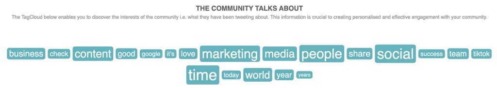 hashtags Audiense Connect