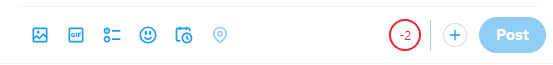 What happens when you exceed Twitter character limit